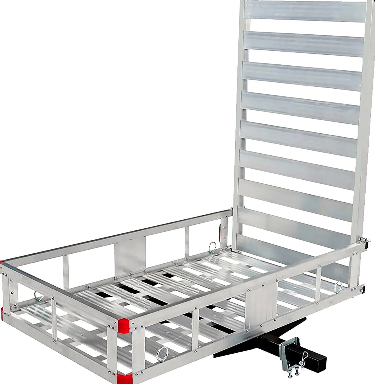 Aluminum Hitch Mount Cargo Carrier With 47 in Long Ramp, 1 Pack - 80779