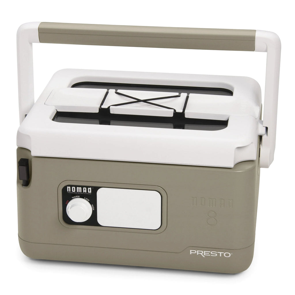Presto Traveling Slow Cooker, 8-Quart, Tan - Nomad