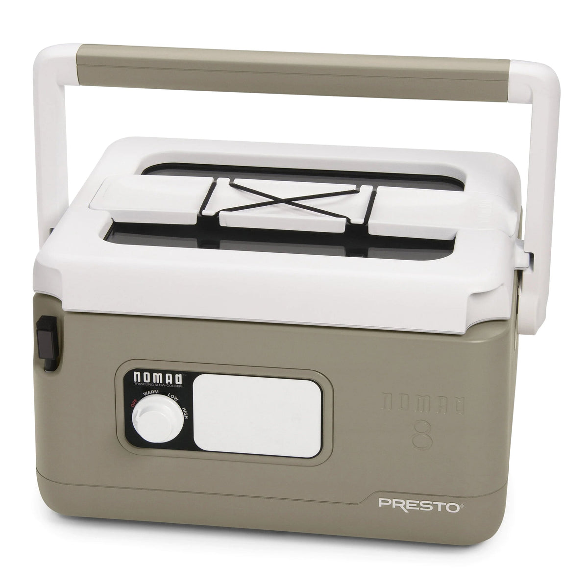 Presto Traveling Slow Cooker, 8-Quart, Tan - Nomad