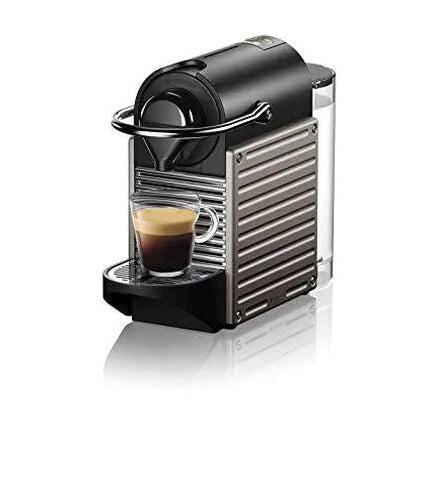 Breville Nespresso Pixie Compact Espresso Machine - Titanium Finish