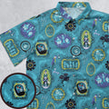 Haunted Mansion Pattern Button Down Shirt