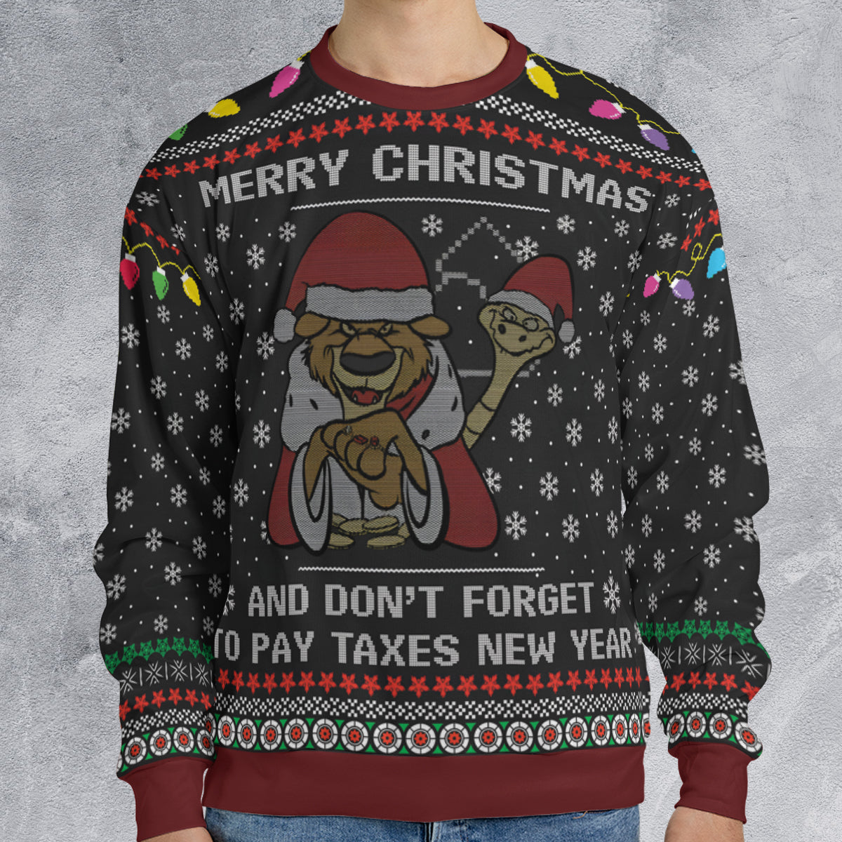 Pay Taxes Robin Hood Ugly Christmas Sweatshirt