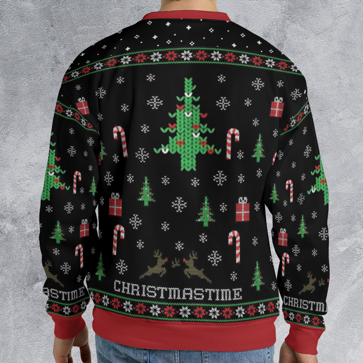 Hypno Missile Toad Ugly Christmas Sweatshirt