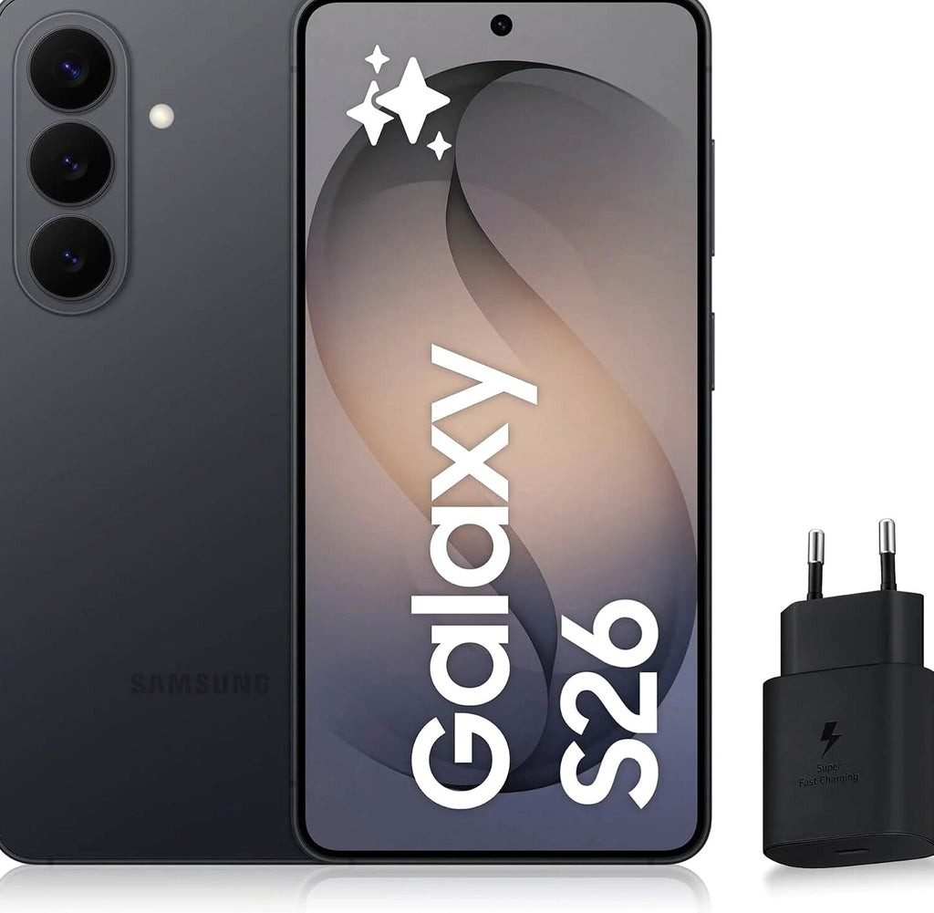 Samsung Galaxy S26 Android 5G Smartphone, 512 Go, Violet, 25W Fast Charger Included - Galaxy S26
