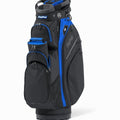 Bag Boy Chiller Pro Cart Golf Bag, 14-Way Top, 9 Pockets, Black/Royal/Charcoal
