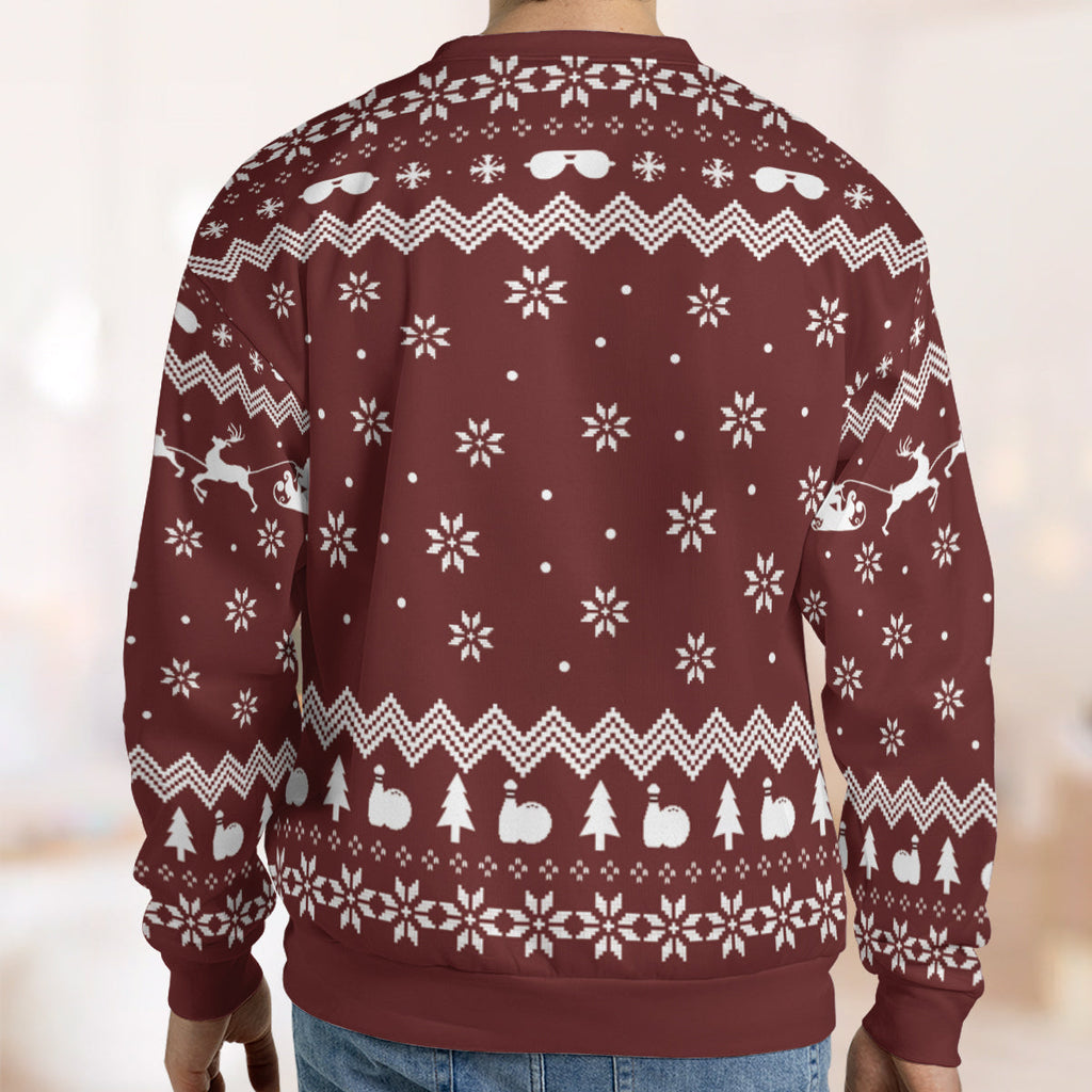 Mark It Zero The Big Lebowski Ugly Christmas Sweatshirt