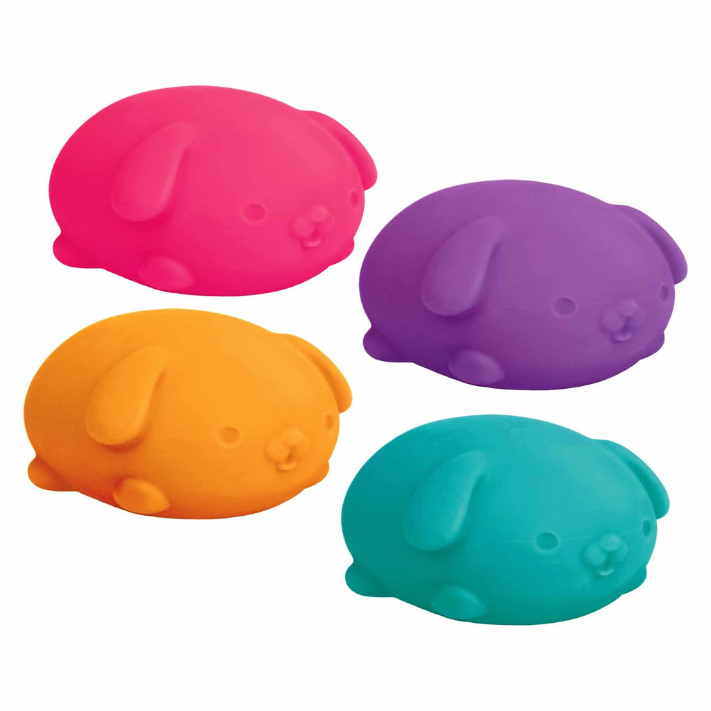 Neon Puppy Squeeze Toy