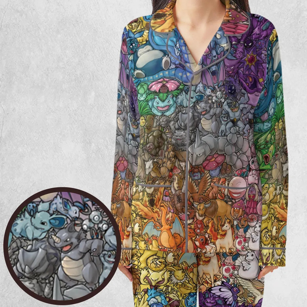 Rainbow Epic Pokemon Pajamas Set