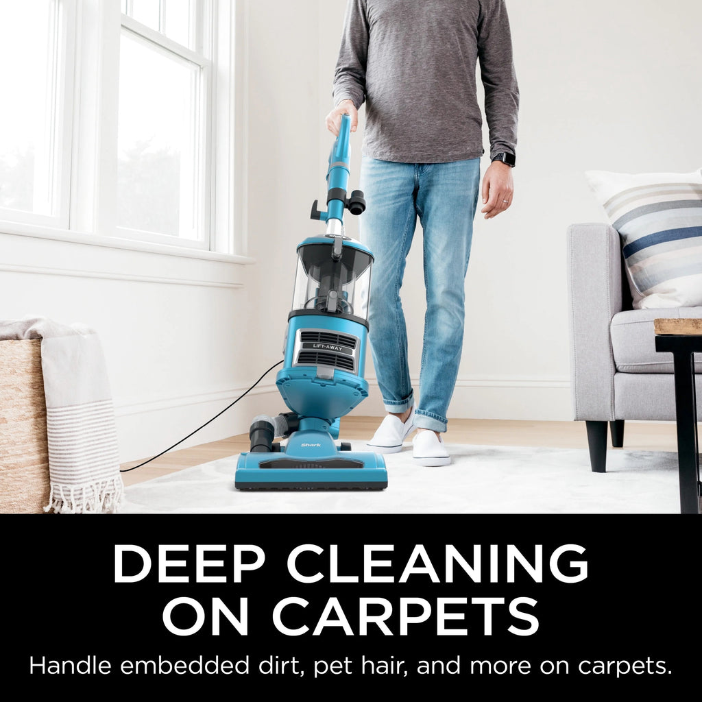 Shark Navigator Lift-Away Upright Vacuum, Bagless, Blue - NV380
