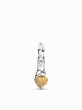 Gold-Plated Hand Motif Dangle Charm
