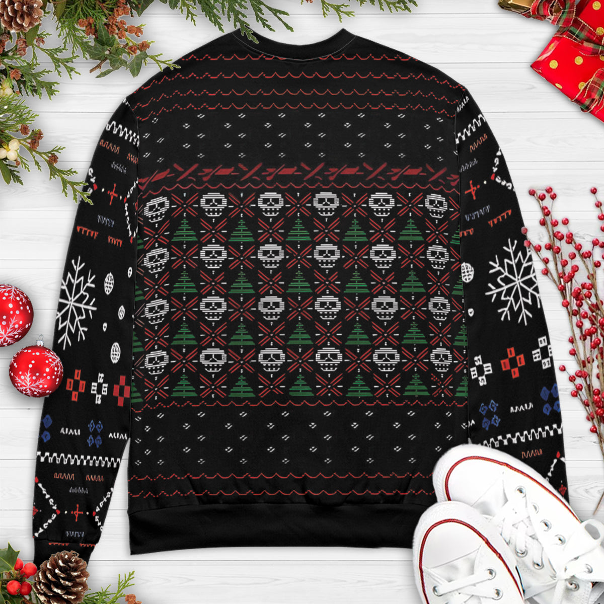 Freddy Flakes A Nightmare on Elm Street Ugly Christmas Sweatshirt
