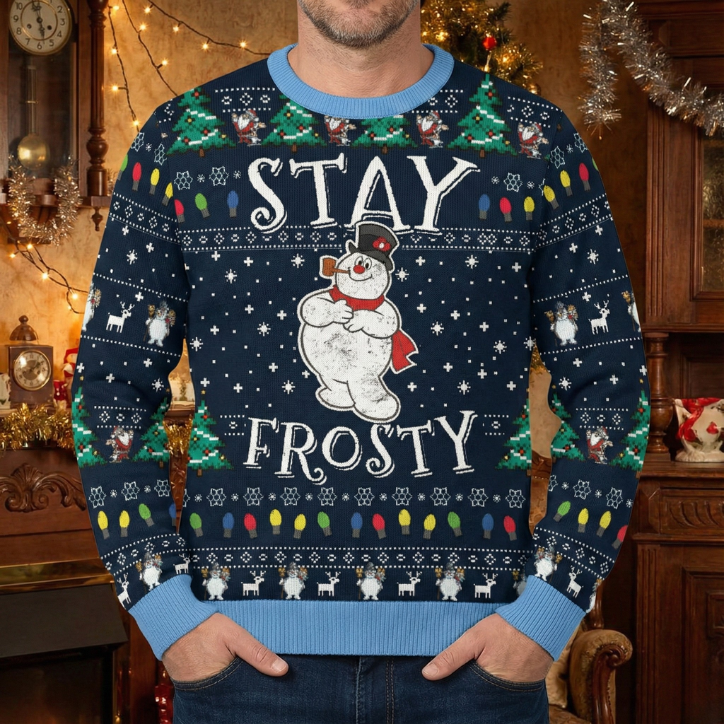 Stay Frosty Ugly Christmas Sweatshirt