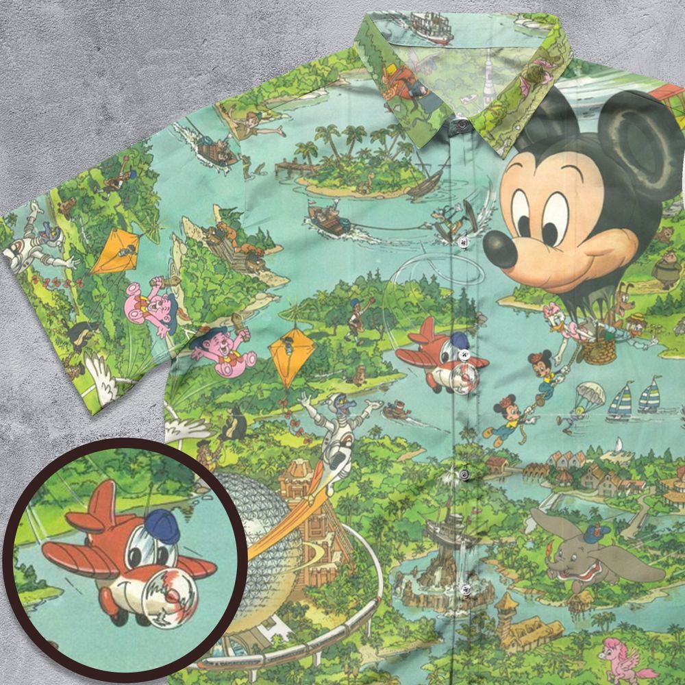 The Vacation Kingdom of the World Button Down Shirt