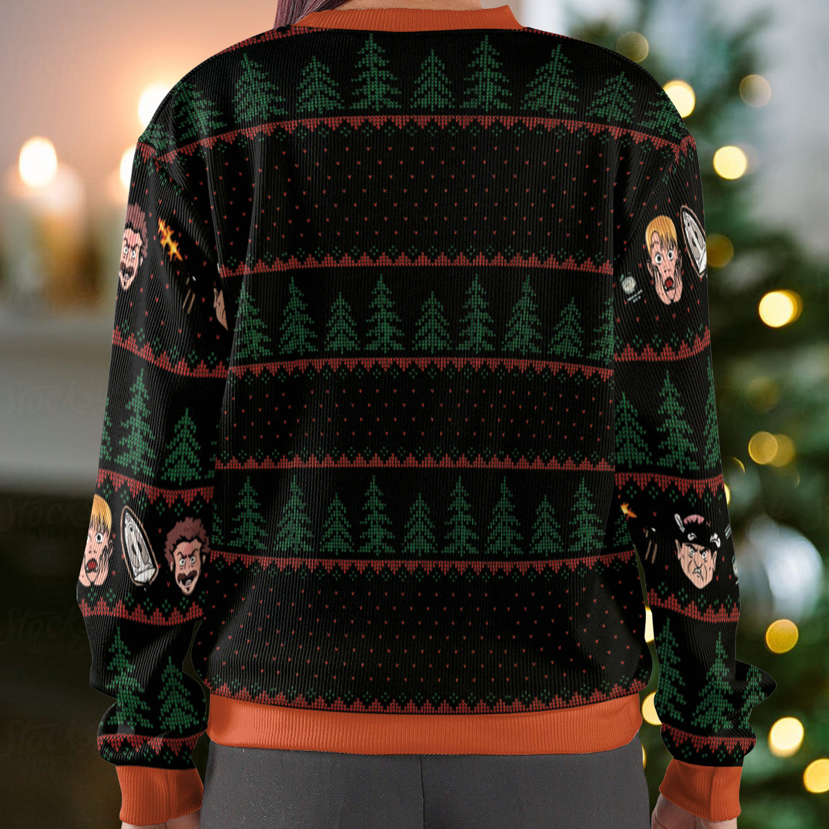 Screaming Marv Home Alone Ugly Christmas Sweatshirt