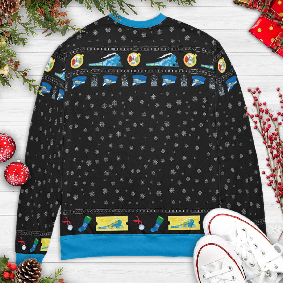 Believe The Polar Express Ugly Christmas Sweatshirt