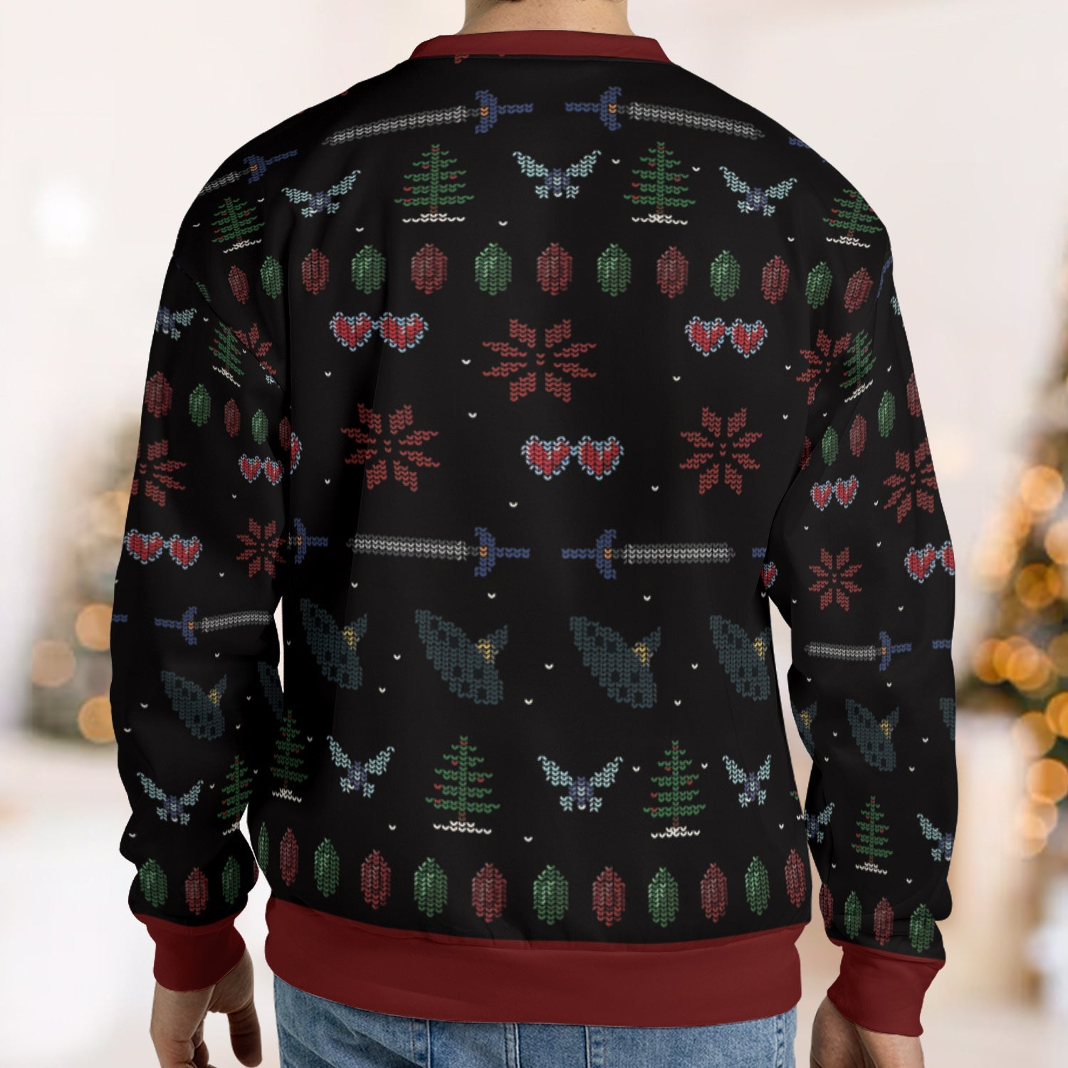 Straight Outta Kokiri Forest The Legend of Zelda Ugly Christmas Sweatshirt