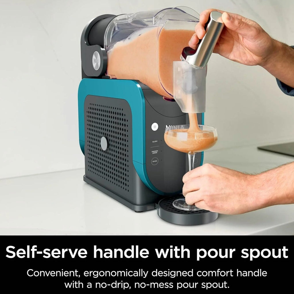 SLUSHi Frozen Drink And Slushie Machine, 88 oz, 5 Preset Programs, Black - FS301