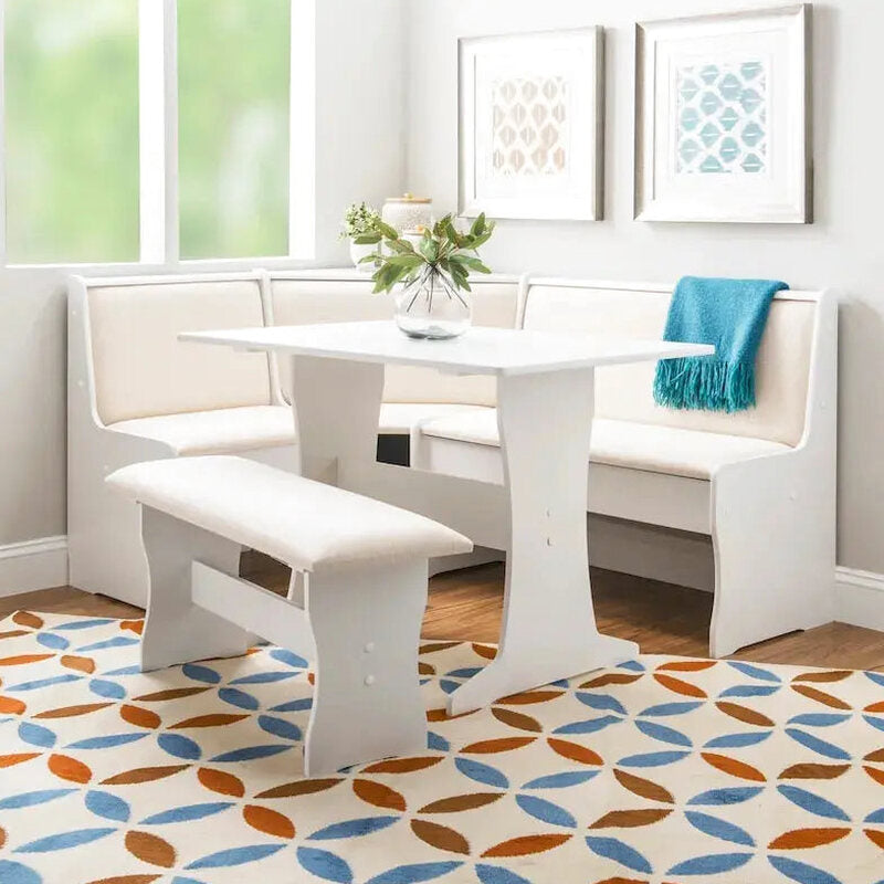 Farmhouse-Style Nook Dining Set With Storage - Sedley