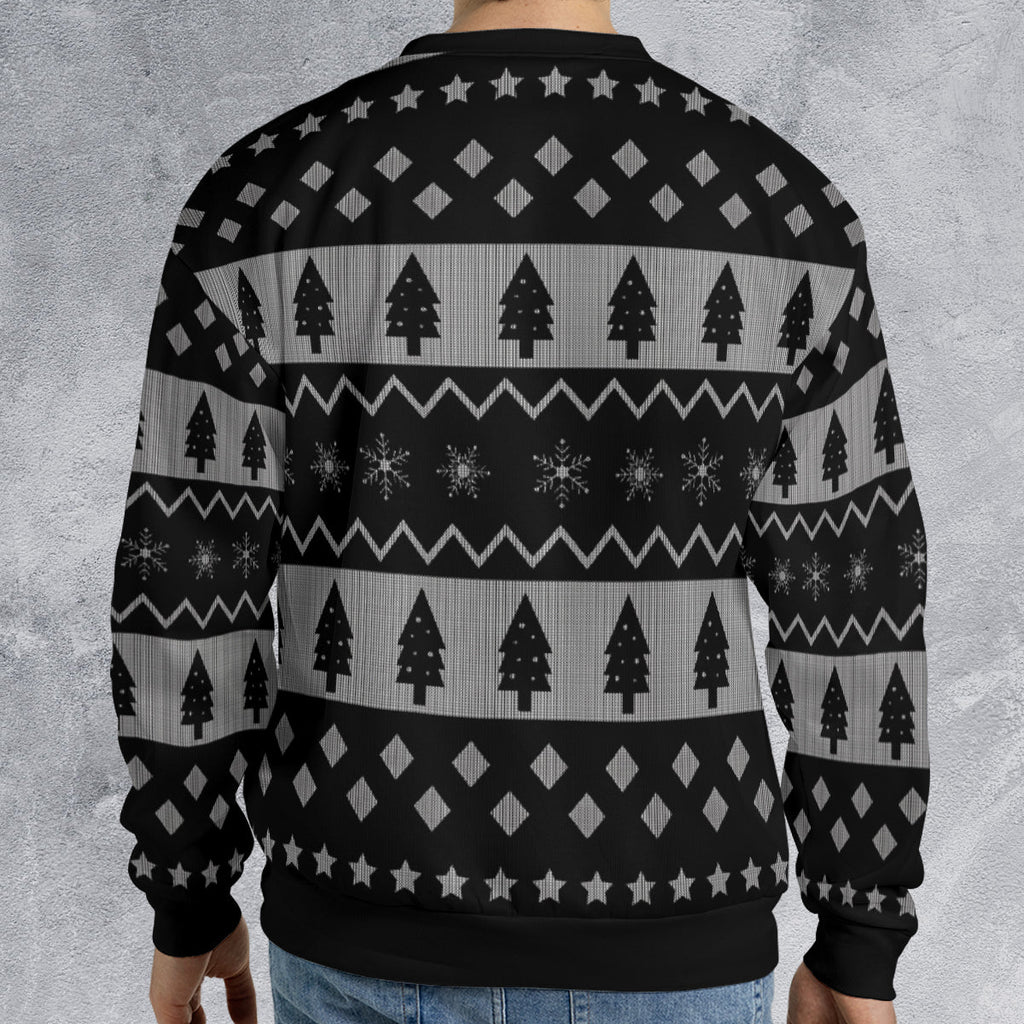 Wibbly Wobbly Timey Wimey Ugly Christmas Sweatshirt