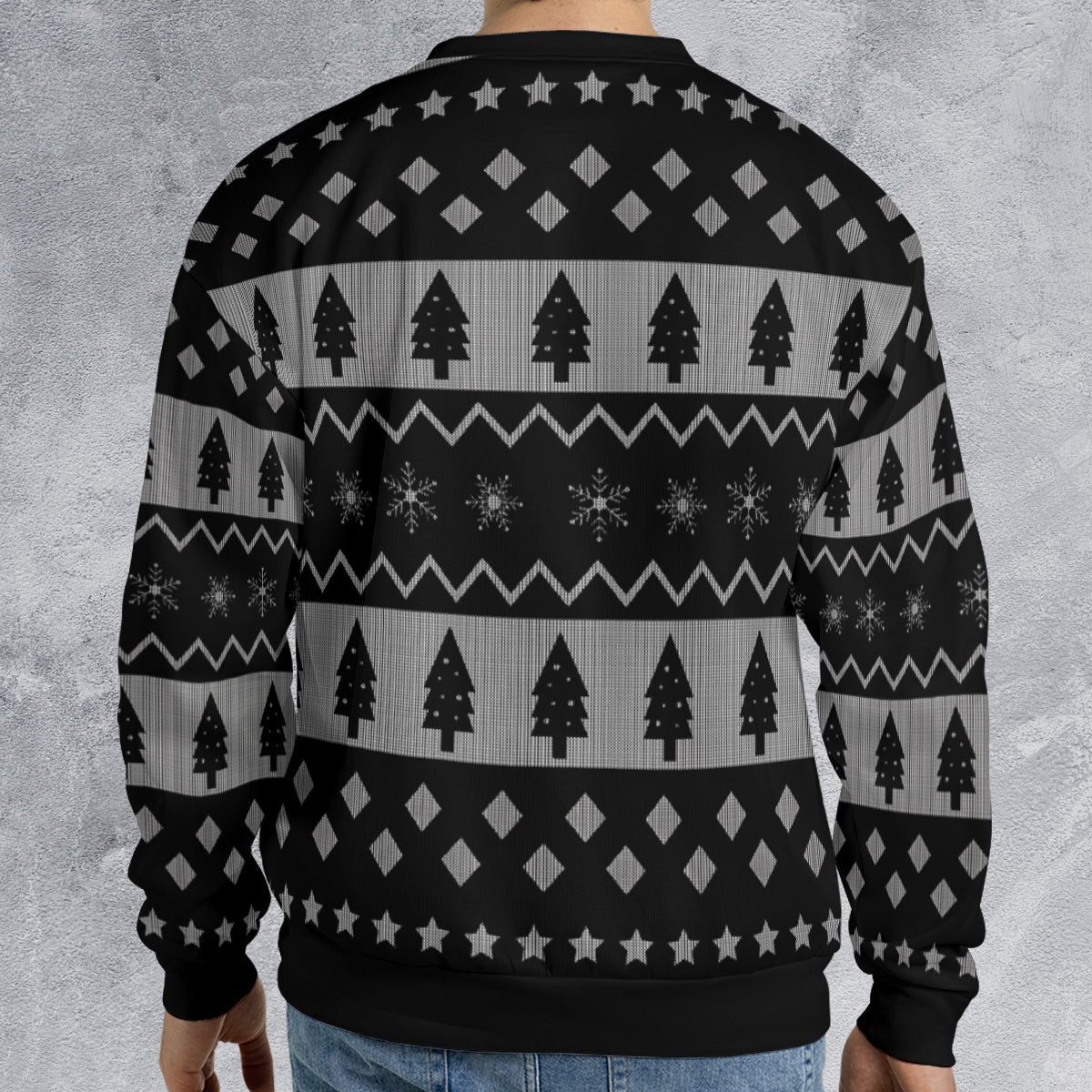 Wibbly Wobbly Timey Wimey Ugly Christmas Sweatshirt