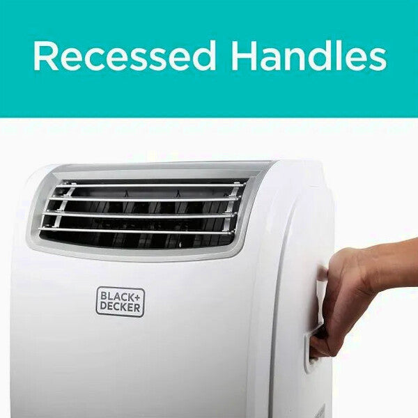 BLACK+DECKER Portable Air Conditioner With Heat, 14,000 BTU, White