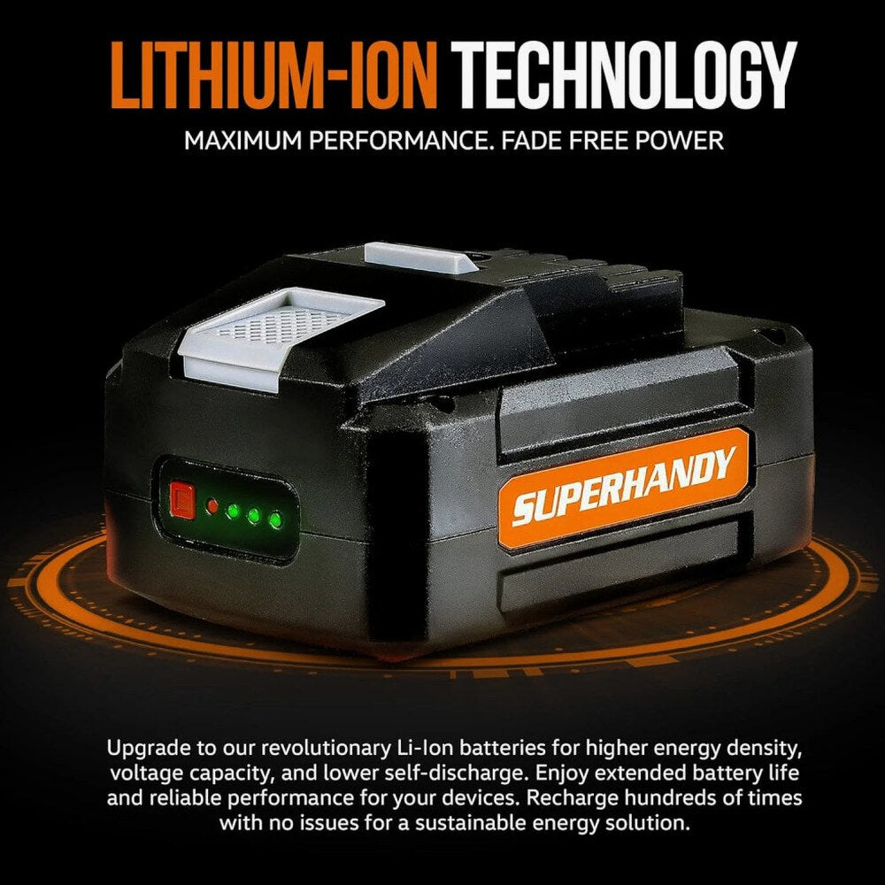SuperHandy 48V 2Ah Rechargeable Lithium-Ion Power Tool Battery