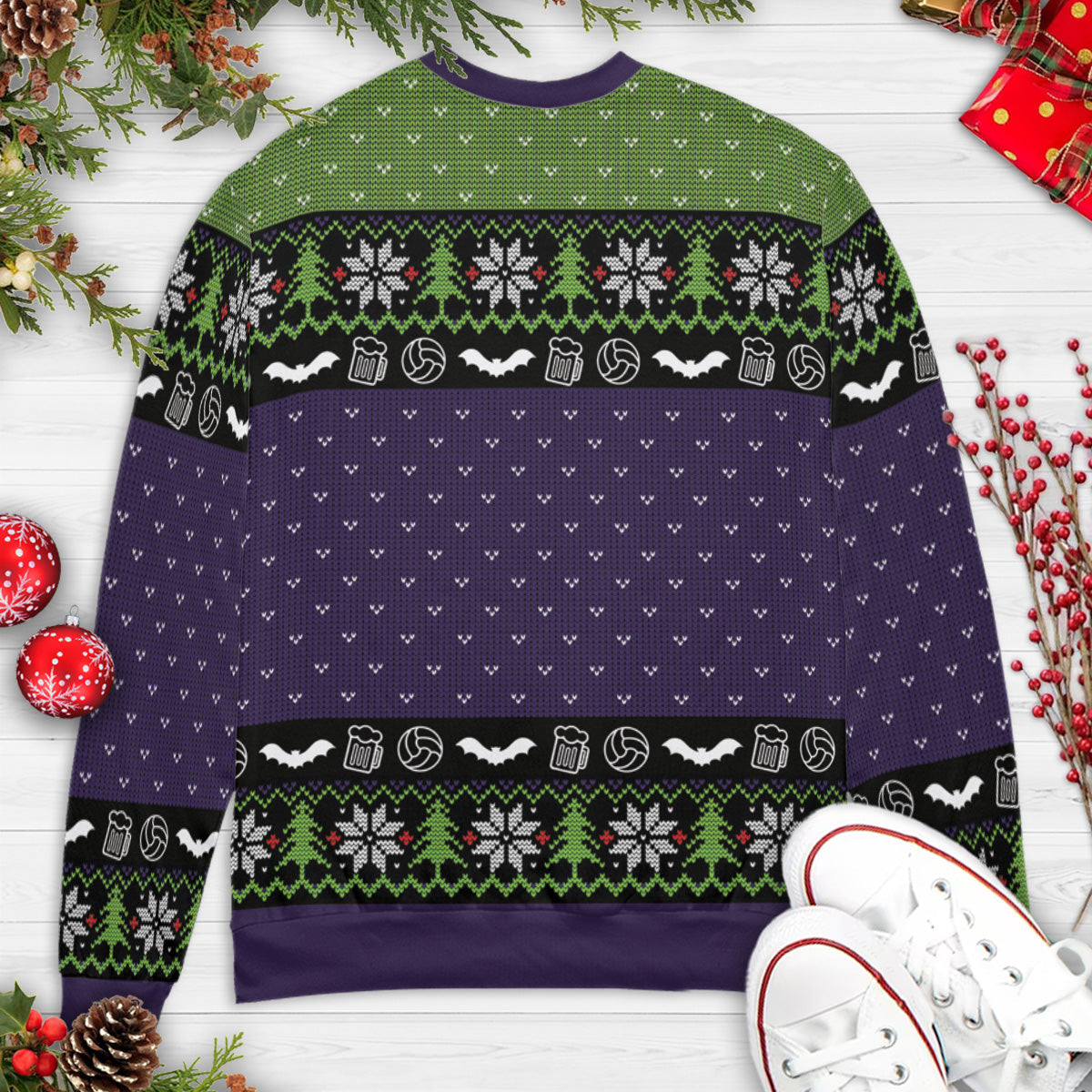 Regular Human Holiday Ugly Christmas Sweatshirt