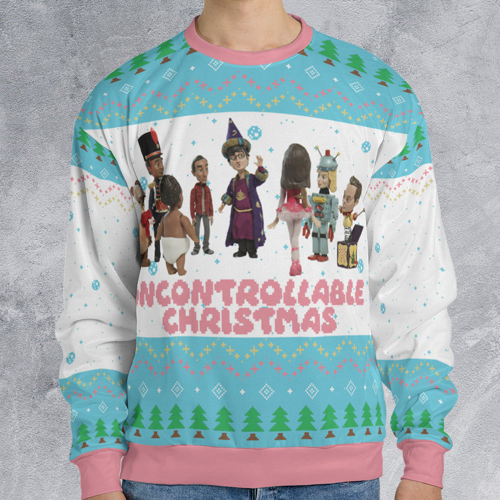 Uncontrollable Christmas Ugly Christmas Sweatshirt