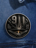 9 11 25Th Anniversary We Will Never Forget Pin 911 Patriotic Button Patriotic Merch