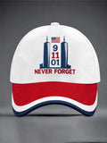 We Will Never Forget Hat 9 11 Memorial Baseball Cap Patriotic Gift For Father