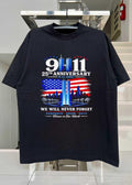 Forever In Our Hearts 9 11 25th Anniversary T-Shirt We Will Never Forget Clothes