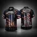 9 11 Patriot Day Eagle Hawaiian Shirt Liberty Remembrance Aloha Shirt Gift Ideas For Men