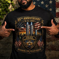 9 11 25th Anniversary T-Shirt Remembering 2001 Tribute Tee Patriot American Flag Memorial Gift