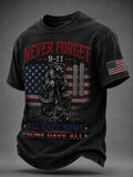 9 11 Never Forget T-Shirt 25th Anniversary Memorial Shirt Patriotic Gift Ideas