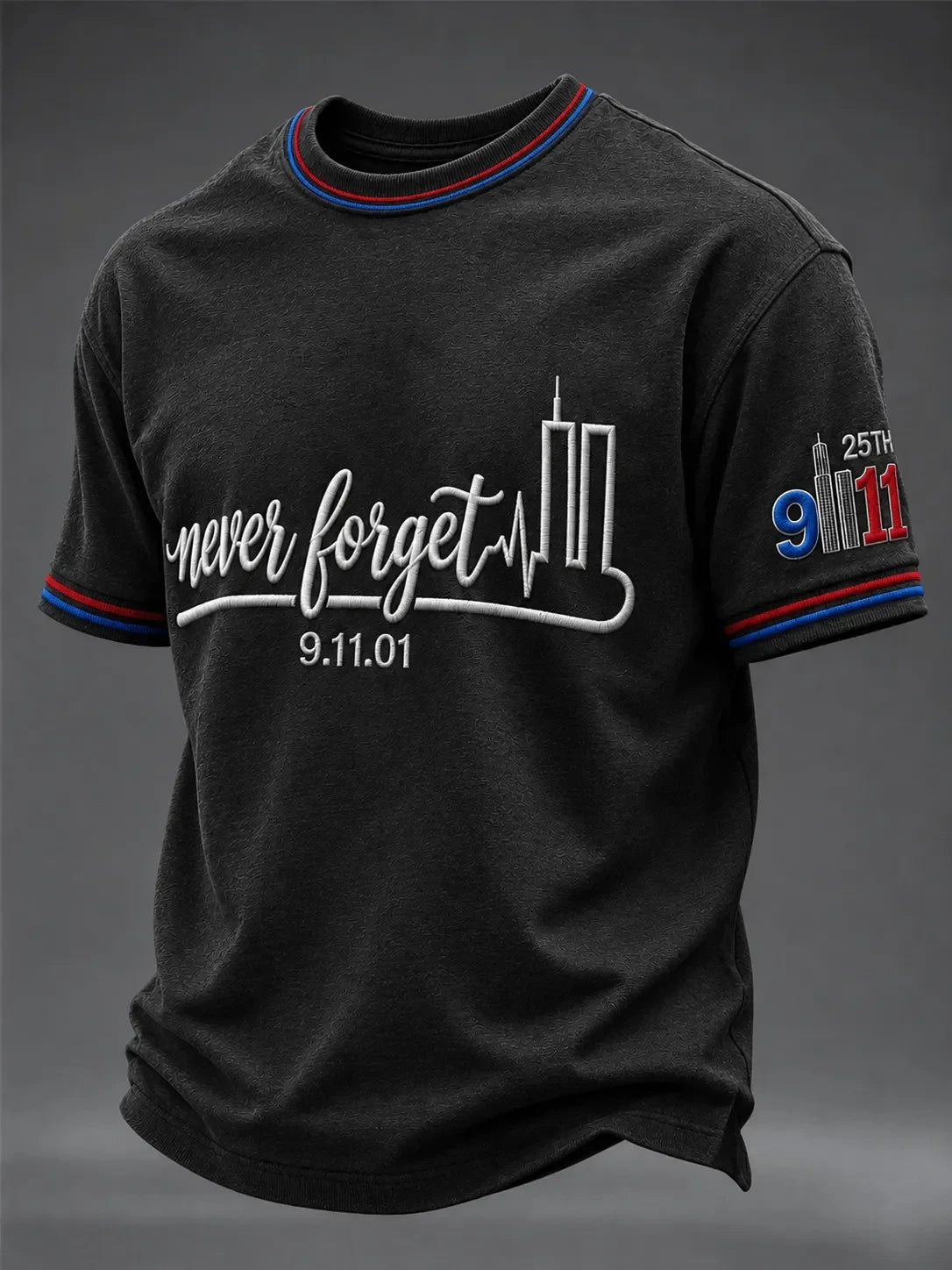 9 11 25Th Anniversary Never Forget Graphic T-Shirt Best Patriot Day Apparel Gift Ideas