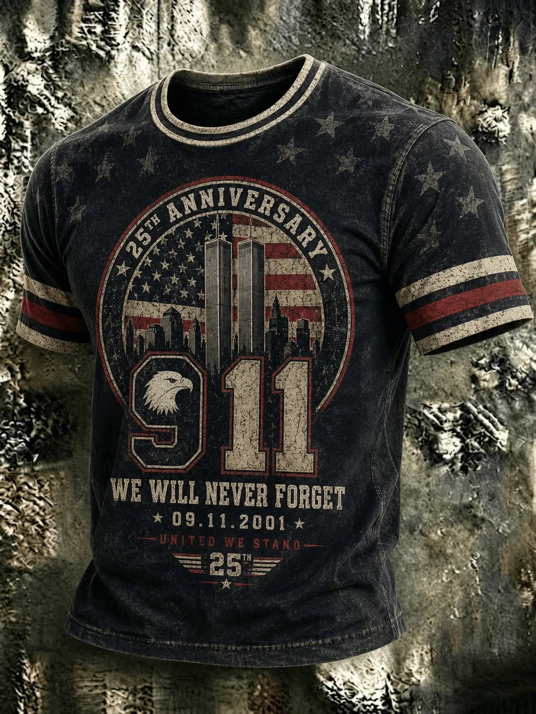 9 11 25Th Anniversary Never Forget Vintage Shirt 911 Commemorative Clothing Best Gift For Patriots