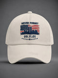 In Memory Of 9 11 Victims Hat 911 25Th Anniversary Never Forget Baseball Cap Memorial Gift Ideas