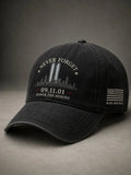 In Memory Of 9 11 Victims Hat 911 25Th Anniversary Never Forget Baseball Cap