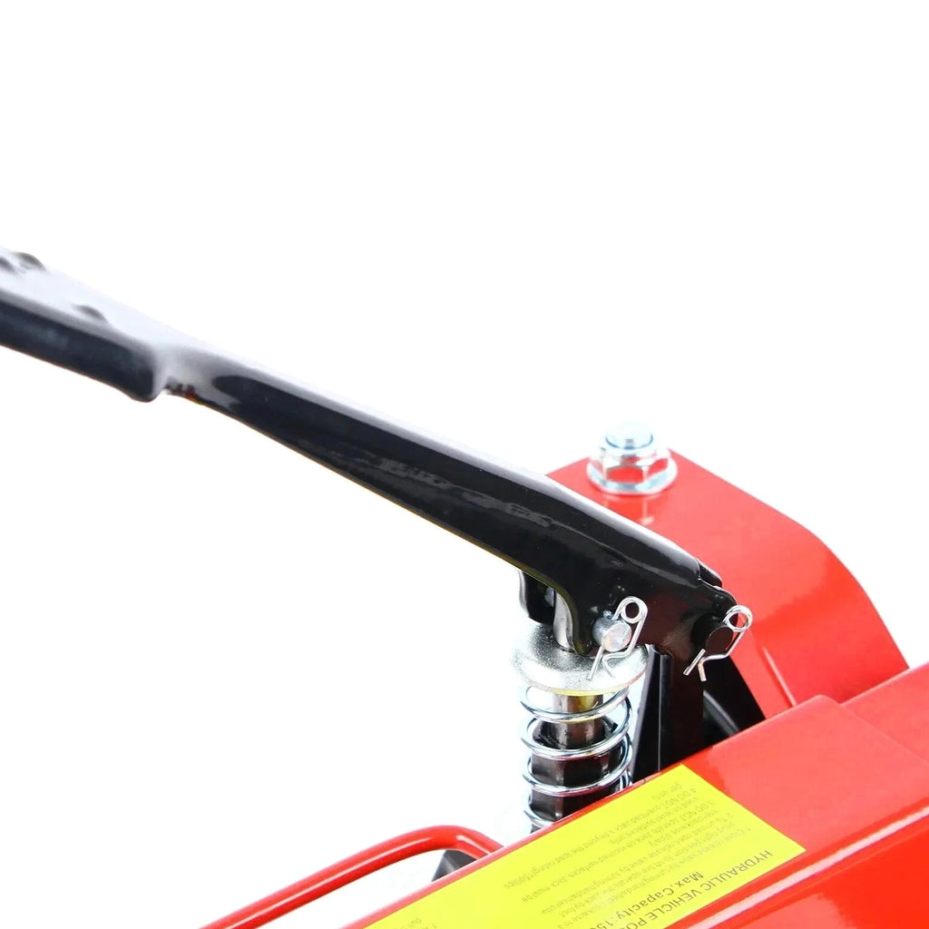 Hydraulic Positioning Car Wheel Dolly Jack Lift, 1500lb, A3 Steel And PVC