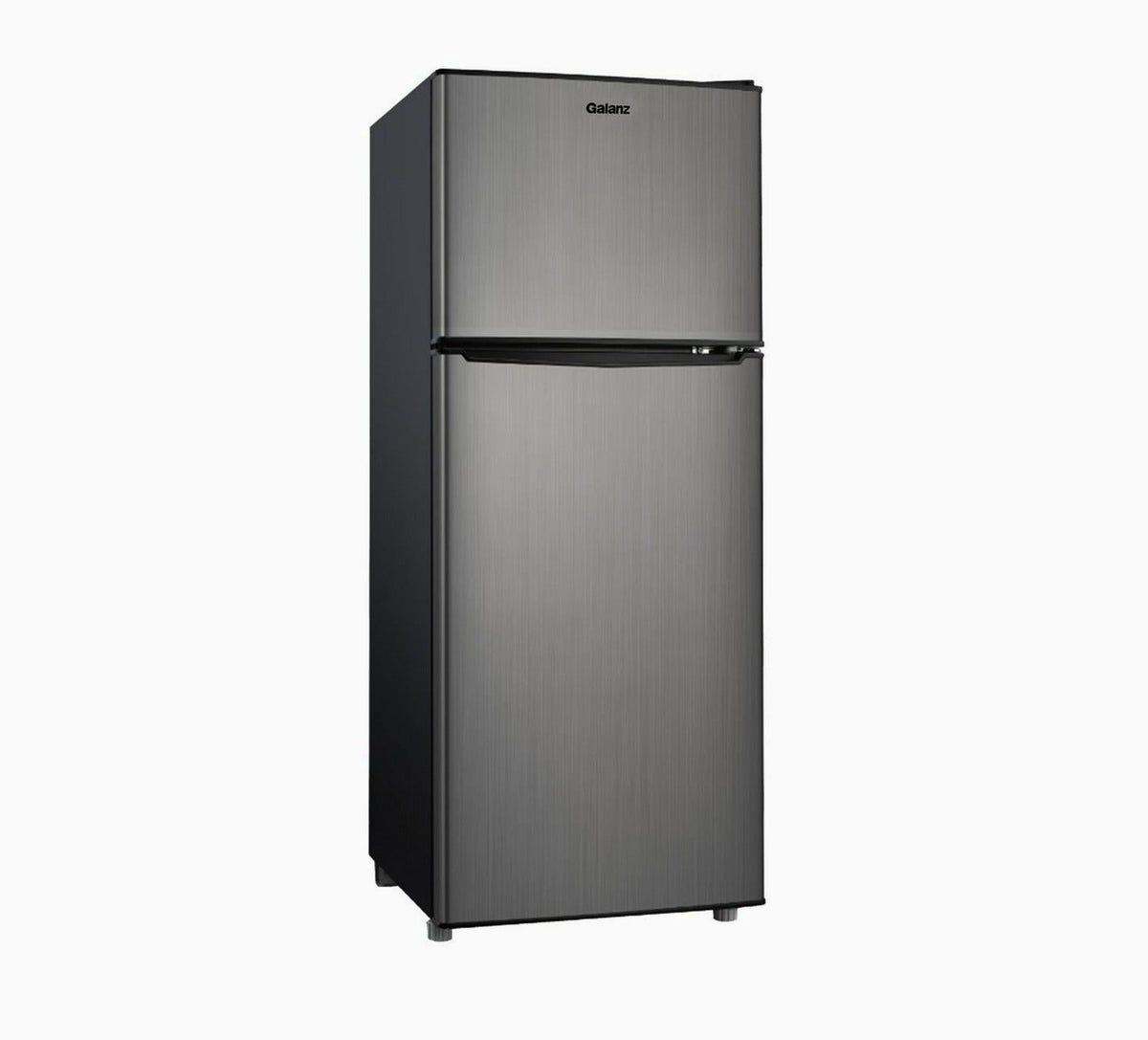 Galanz 4.6 Cu Ft Two Door Mini Refrigerator With Freezer, Stainless Steel - GL46TS5E