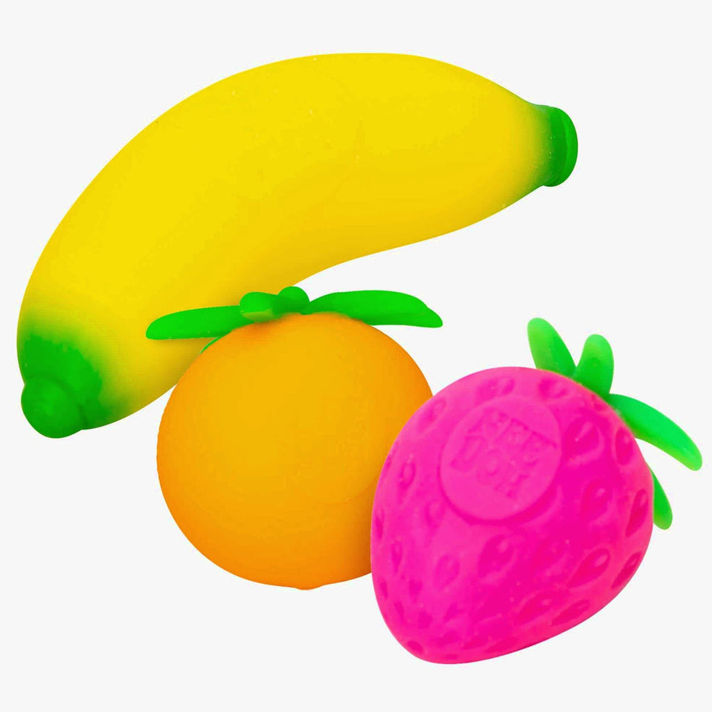 Fruit Shaped Squeeze Toy Trio