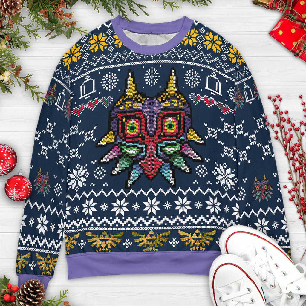 Majora’s Mask Legend of Zelda Ugly Christmas Ugly Christmas Sweatshirt