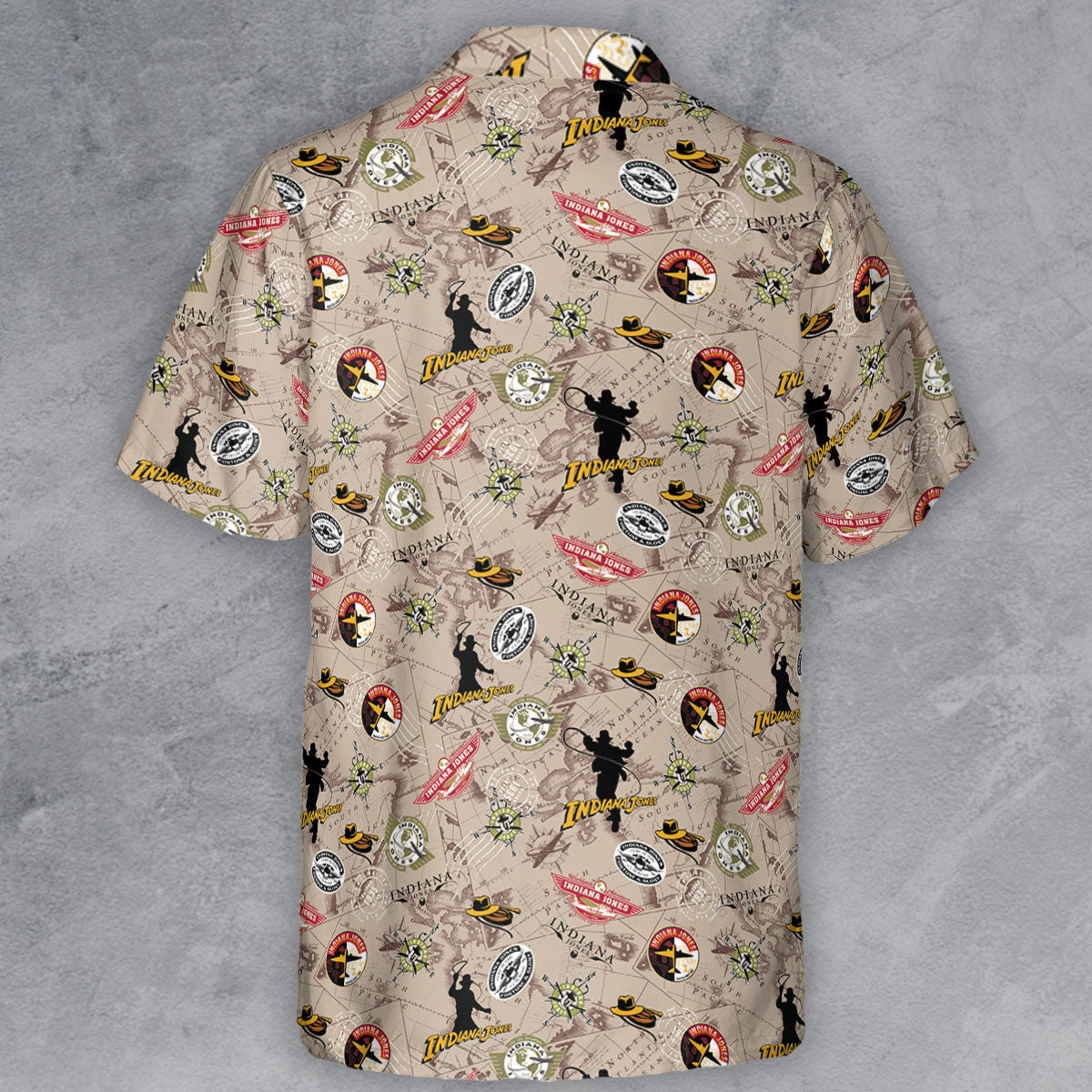 Indiana Jones Patterns Button Down Shirt