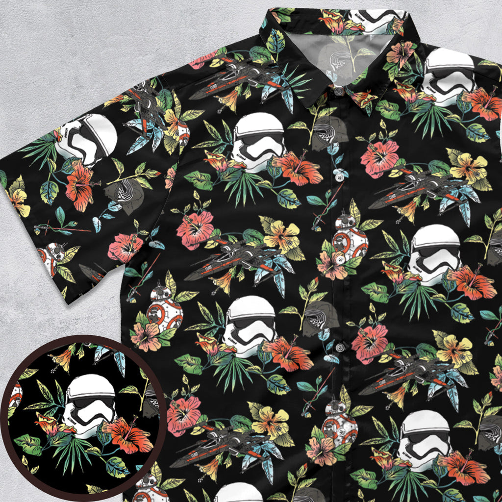 Tropic Wars Star Wars Button Down Shirt