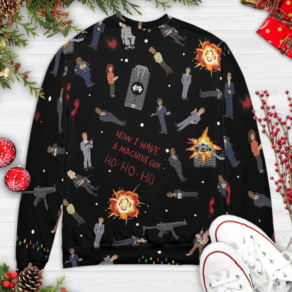 Die Hard Is My Favorite Christmas Movie Ugly Christmas Sweatshirt