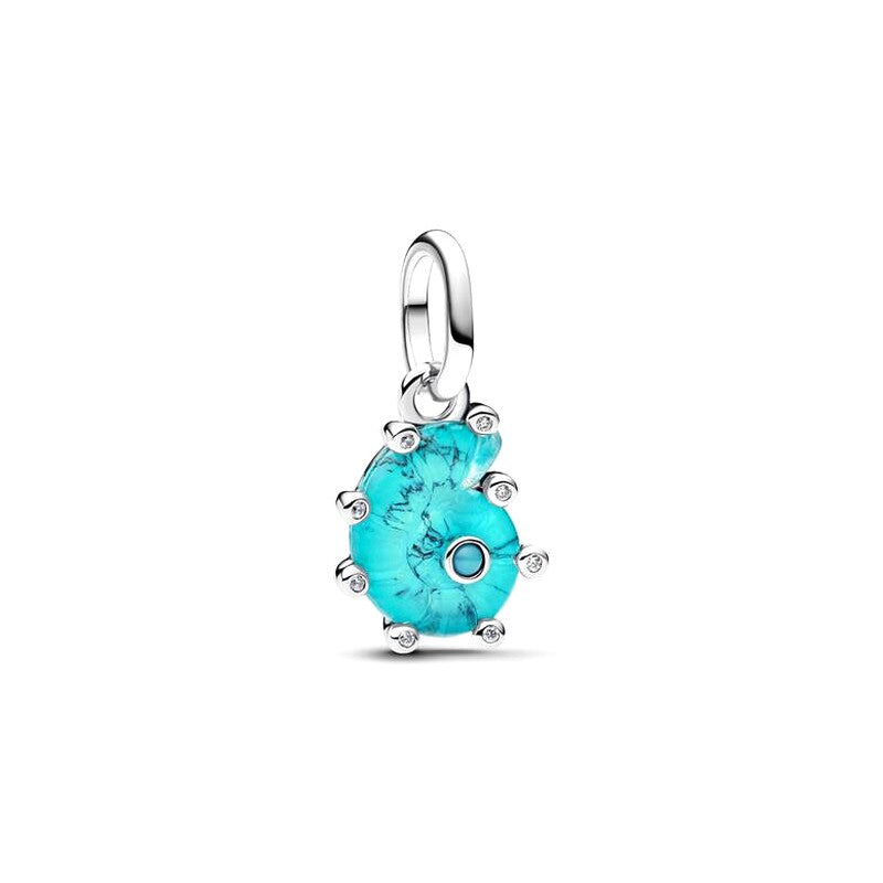 Ocean-Themed Charm Bracelet Set - Blue