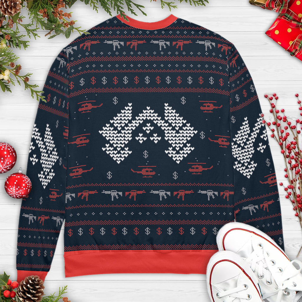 Ho Ho Ho Die Hard Ugly Christmas Sweatshirt