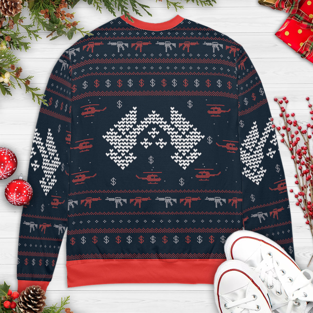 Ho Ho Ho Die Hard Ugly Christmas Sweatshirt