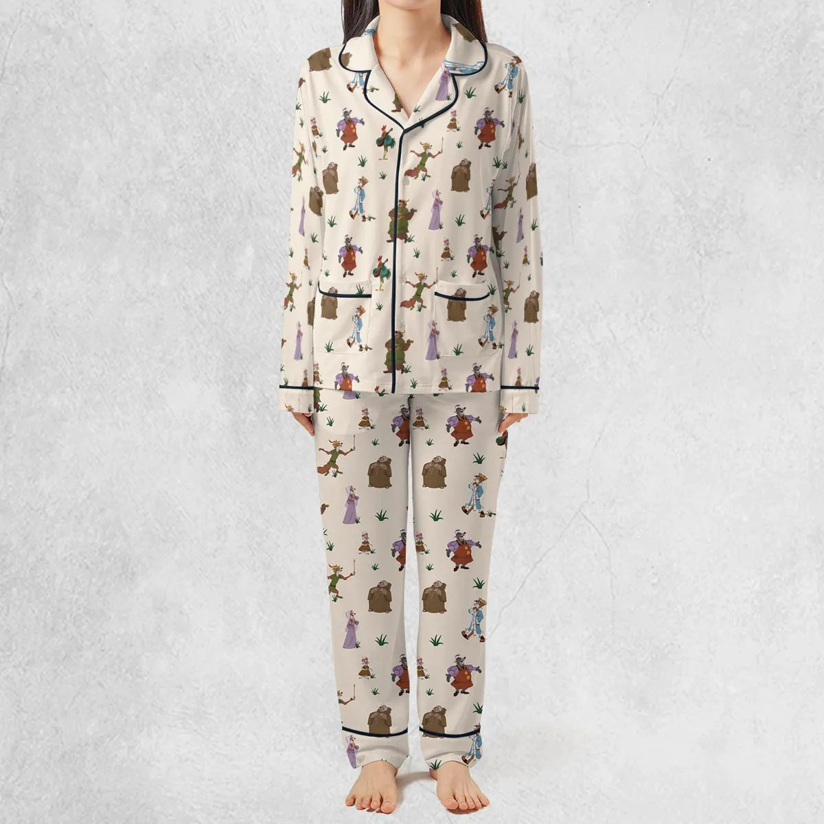 Oo-de-lally Robin Hood Characters Pajamas Set