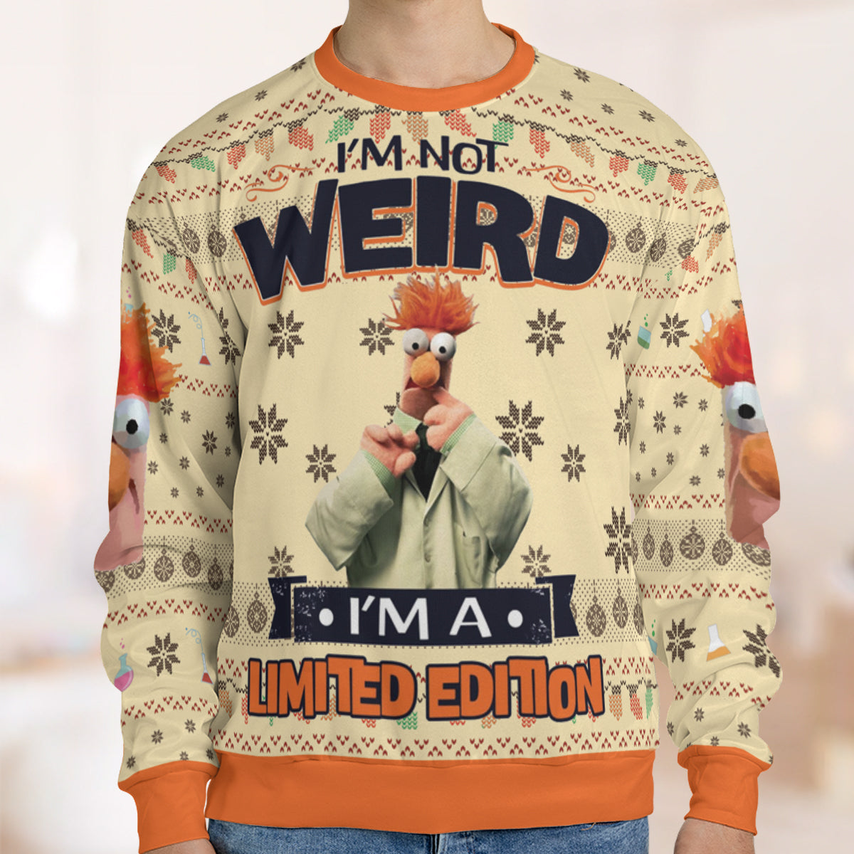 I'm Noy Weird The Muppets Ugly Christmas Sweatshirt